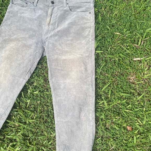 Beams Grey Designer Corduroy Pants  Size 36 Like New - Picture 4 of 7
